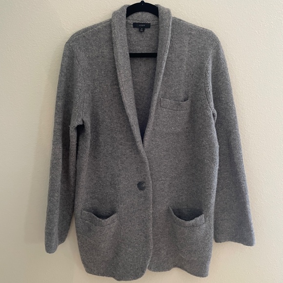 J. Crew Cocoon Sweater Blazer - Picture 2 of 3